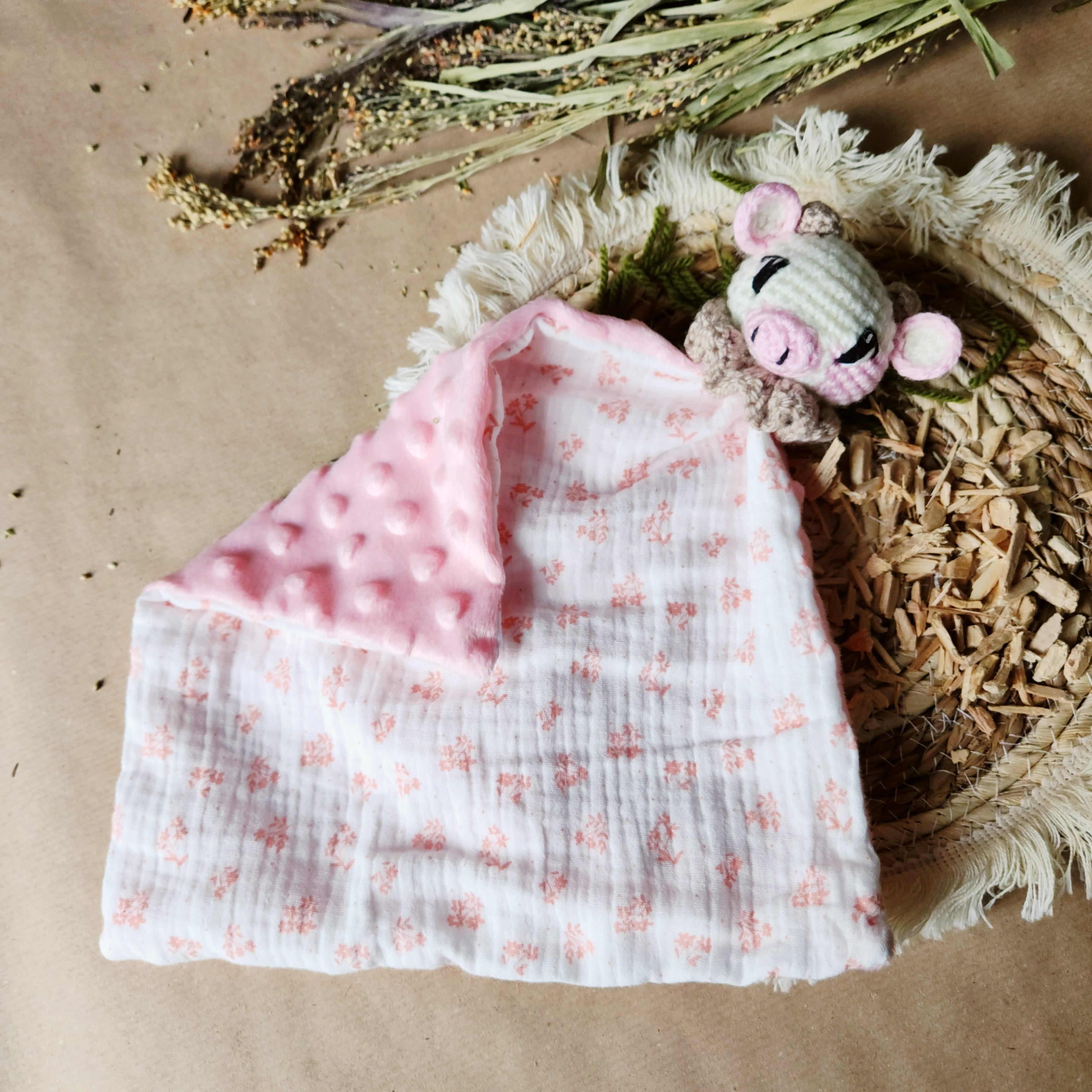 Doudou Lange Vanille la Vachette