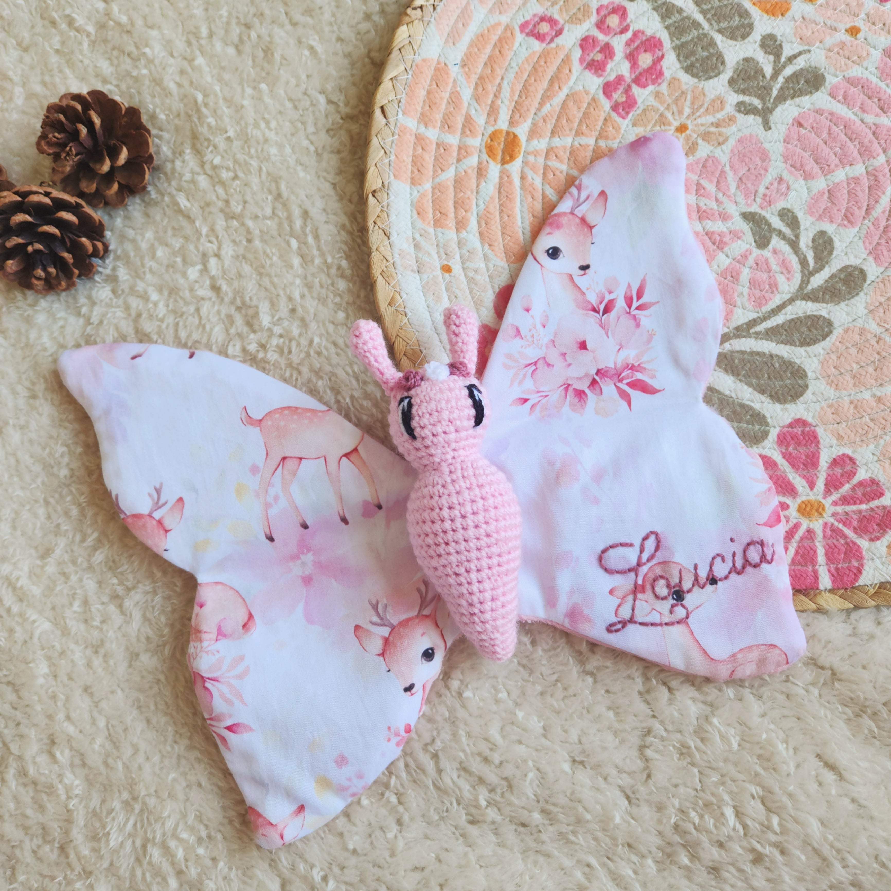 Doudou Lange Marion le Papillon