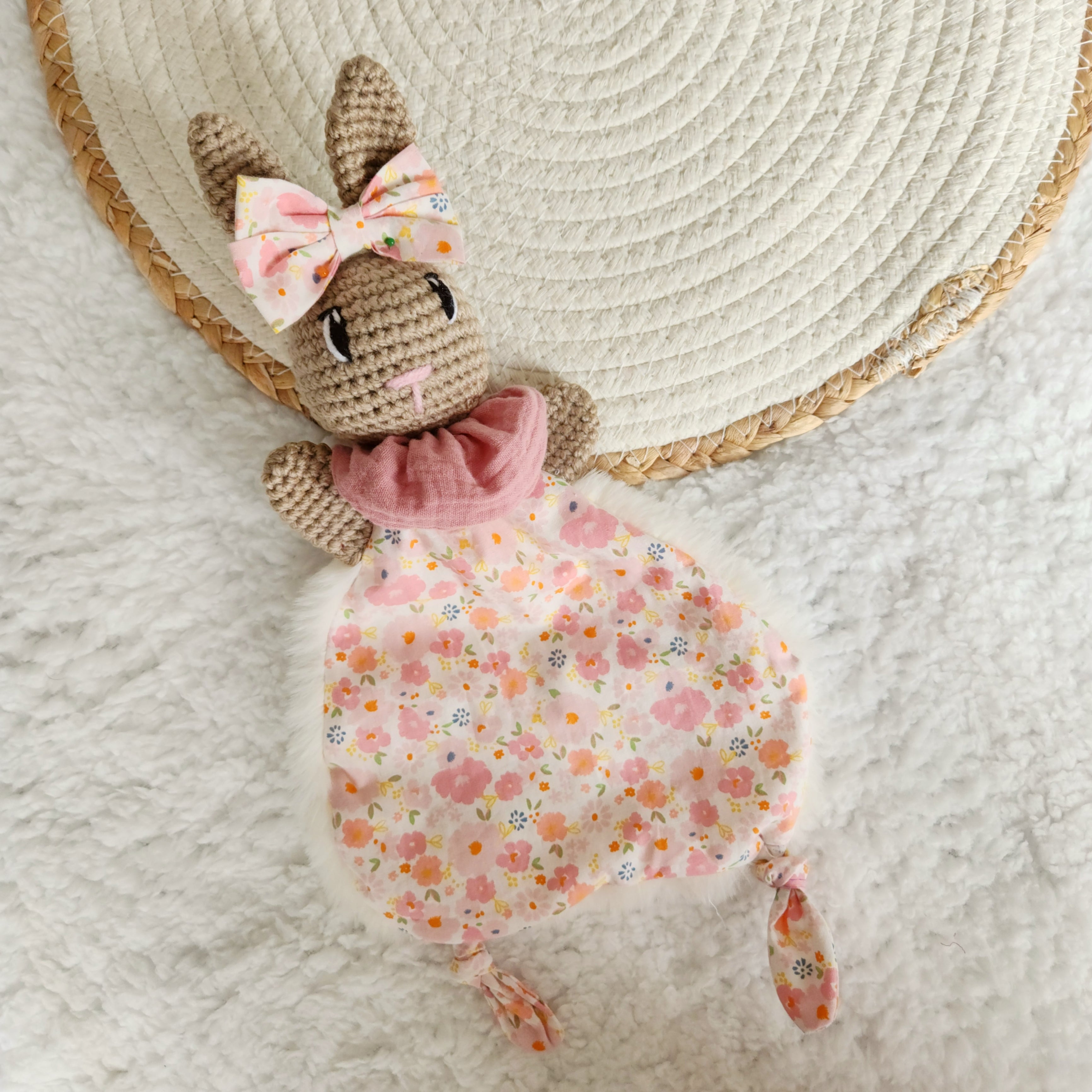 EN STOCK Doudou Caresse Gabin le Lapin Collection Irina